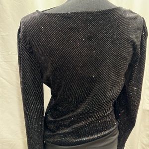 Black glitter bodysuit